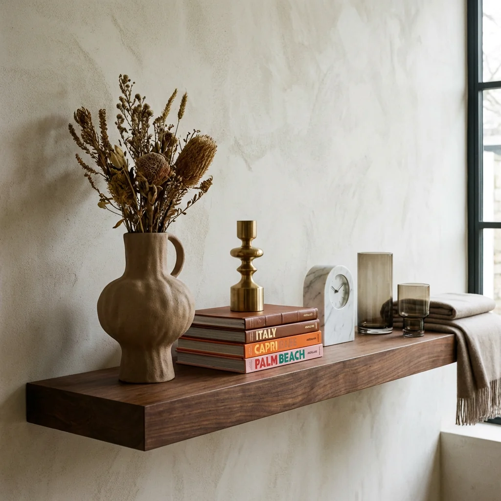 Premium home decor accessories on a shelf